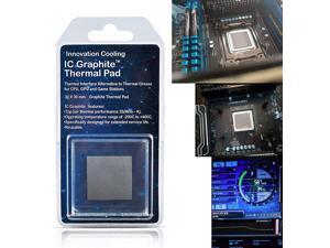 Innovation Cooling Graphite Thermal Pad – Alternative to Thermal Paste/Grease (40 X 40mm) Innovation Cooling Graphite Thermal Pad – Alternative to Thermal Paste/Grease (40 X 40mm)