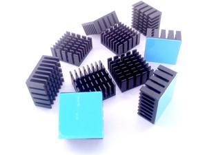 Easycargo 10pcs 20mm Heatsink Kit 20x20x10mm + 3M 8810 Thermal Conductive Adhesive Tape, Cooler Heat Sink for Cooling GPU IC Chips VRAM VGA RAM (20mmx20mmx10mm) Easycargo 10pcs 20mm Heatsink Kit 20x20x10mm + 3M 8810 Thermal Conductive Adhesive Tape, Cooler Heat Sink for Cooling GPU IC Chips VRAM VGA RAM (20mmx20mmx10mm)