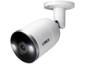 Lorex E892AB 4K 8MP Smart Deterrence Bullet Camera w/Strobe and 2-Way Audio Lorex E892AB 4K 8MP Smart Deterrence Bullet Camera w/Strobe and 2-Way Audio