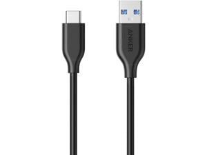 Anker USB C Cable PowerLine USB 3.0 to USB C Charger Cable (3ft) with 56k Ohm Pull-up Resistor for Samsung Galaxy Note 8 S8 S8+ S9 Oculus Quest Sony XZ LG V20 G5 G6 HTC 10 (Black)