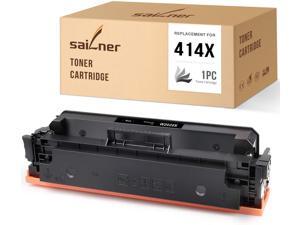 SAILNER NO CHIP Compatible Toner Cartridge Replacement for HP 414X W2020X use with Color Laserjet Pro MFP-M479fdw M454dw MFP-479fdn M454dn MFP-M479dw (1 Black) SAILNER NO CHIP Compatible Toner Cartridge Replacement for HP 414X W2020X use with Color Laserjet Pro MFP-M479fdw M454dw MFP-479fdn M454dn MFP-M479dw (1 Black)