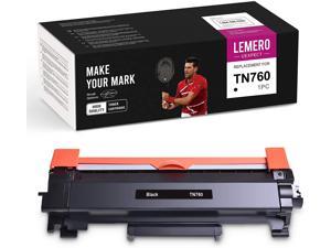 2 Black, High Yield CHINGER TN760 Compatible Toner Cartridge Replacement for Brother TN760 TN-760 TN730 Used with HL-L2350DW HL-L2395DW HL-L2390DW DCP-L2550DW MFC-L2750DW HL-L2370DW MFC-L2710DW 