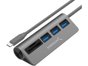 Sabrent 3 Port USB 3.0 Hub with SD/Micro SD Card Reader (HB-U3CR) Sabrent 3 Port USB 3.0 Hub with SD/Micro SD Card Reader (HB-U3CR)