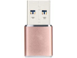 Mobestech Mini SD Card Reader Portable USB 3.0 Dual Slot Flash Memory Card Adapter Hub for Tablet PC Laptop (Rose Gold)