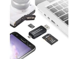 CHITTI SD Card Reader, Micro USB OTG to USB 2.0 Adapter for SD/SDXC/SDHC/MMC/RS MMC/Micro SD/Micro SDHC/Micro SDXC, for Smartphones/Tablets/Laptops/PC with OTG Function CHITTI SD Card Reader, Micro USB OTG to USB 2.0 Adapter for SD/SDXC/SDHC/MMC/RS MMC/Micro SD/Micro SDHC/Micro SDXC, for Smartphones/Tablets/Laptops/PC with OTG Function