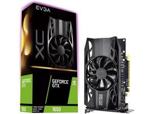 EVGA GeForce GTX 1650 XC, Overclocked, 2.75 Slot Extreme Cool, 65C Gaming, 4GB GDDR5, 04G-P4-1153-KR