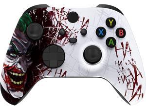 eXtremeRate Clown Hahaha Soft Touch Front Housing Shell for Xbox Series XS Controller Custom Cover Faceplate for Xbox Series XS Xbox Core Controller  Controller NOT Included