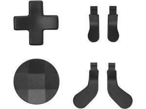 TOMSIN DPads and Paddles Metal Stainless Steel Replacement Parts for Xbox One Elite Controller Series 2  Series 1 Black