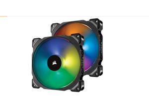 Corsair ML140 PRO 140mm Premium Magnetic Levitation RGB LED PWM Fan with Lighting Node Twin Pack (CO-9050078-WW) Corsair ML140 PRO 140mm Premium Magnetic Levitation RGB LED PWM Fan with Lighting Node Twin Pack (CO-9050078-WW)
