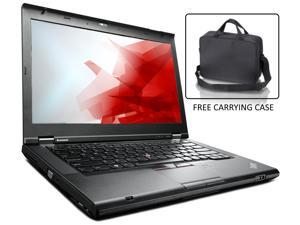 Refurbished Thinkpad T430 i5 3320M 4G 250G 14 HD 1600x900 W10 Pro DVDRW CAM Lenovo Business Laptop  FREE Carrying Case