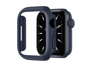 IC ICLVOER For Apple Watch Series 7 41/45MM PC Protector Hard Bumper Shockproof Case Cover 45mm Blue