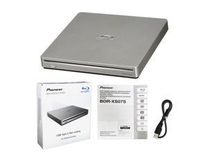 Pioneer BDR-XS07S Portable 6X Blu-ray Burner External Drive with USB Cable - Burns CD DVD BD DL BDXL Discs Pioneer BDR-XS07S Portable 6X Blu-ray Burner External Drive with USB Cable - Burns CD DVD BD DL BDXL Discs