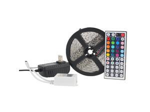 SuperNight® 3528 5M 16.4 Foot RGB Red/Green/Blue Color Flash 300 LEDs Light Strip Non-waterproof with 44 Key IR Remote and 12V Power Supply Transformer SuperNight® 3528 5M 16.4 Foot RGB Red/Green/Blue Color Flash 300 LEDs Light Strip Non-waterproof with 44 Key IR Remote and 12V Power Supply Transformer