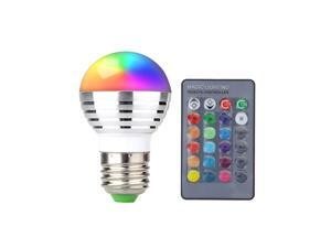 SUPERNIGHT E27 3W RGB LED Light Bulb Lamp Lighting Multi Color Changing Spotlight Dimmable Light Bulb Lamp Lighting Home with IR Remote Control SUPERNIGHT E27 3W RGB LED Light Bulb Lamp Lighting Multi Color Changing Spotlight Dimmable Light Bulb Lamp Lighting Home with IR Remote Control