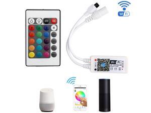 SUPERNIGHT WiFi RGBW LED Strip Light Controller, Music Wireless Smart Remote Control for 5050 RGBW LED Strip Light for Android and iOS Mobile Phone, Alexa, Google Home, Widget, IFTTT and Siri Shortcut SUPERNIGHT WiFi RGBW LED Strip Light Controller, Music Wireless Smart Remote Control for 5050 RGBW LED Strip Light for Android and iOS Mobile Phone, Alexa, Google Home, Widget, IFTTT and Siri Shortcut