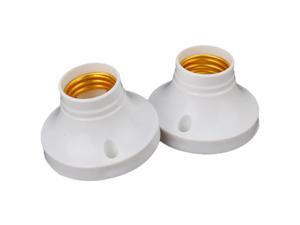 10pcs AC 220V E27 Round Plastic Screw Base Light Bulb Lamp Socket Holder 10pcs AC 220V E27 Round Plastic Screw Base Light Bulb Lamp Socket Holder
