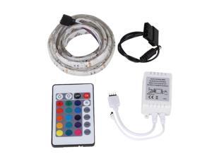 Full Color 5050 RGB LED Light Strip Computer Case 64 Light 24 Key Remote Control