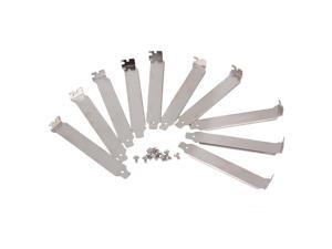 10 x Computer PC Stainless Steel Blank Slot PCI Bracket Cover Plate with Screws 10 x Computer PC Stainless Steel Blank Slot PCI Bracket Cover Plate with Screws