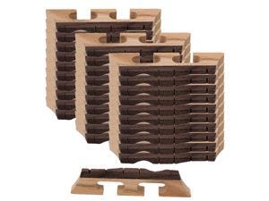 BQLZR 6 String Banjo Bridge New Banjo parts Three Legged with Ebony Saddles Pack of 50 BQLZR 6 String Banjo Bridge New Banjo parts Three Legged with Ebony Saddles Pack of 50