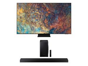 Samsung QN65QN90AA 65" Neo QLED QN90 Series 4K Smart TV with a Samsung HW-Q60T Wireless 5.1 Channel Soundbar and Bluetooth Subwoofer (2021) Samsung QN65QN90AA 65" Neo QLED QN90 Series 4K Smart TV with a Samsung HW-Q60T Wireless 5.1 Channel Soundbar and Bluetooth Subwoofer (2021)