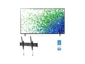 LG 50NANO80UPA 50" NanoCell 4K NANO80 Series Smart Ultra HD TV with a Walts TV Large/Extra Large Tilt Mount for 43"-90" Compatible TV's and Walts HDTV Screen Cleaner Kit (2021)