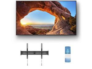 Sony KD65X85J 65" 4K High Definition Resolution LED-Backlit LCD Smart TV with a Walts TV Large/Extra Large Tilt Mount for 43"-90" Compatible TV's and a Walts HDTV Screen Cleaner Kit (2021)