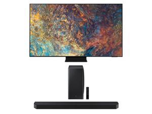 Samsung QN55QN90AA 55" Neo QLED QN90 Series 4K Smart TV Titan Black with a Samsung HW-Q900A 7.1.2 Channel Dolby Soundbar with Subwoofer (2021)