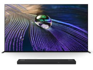 Sony XR83A90J 83 A90J Series HDR OLED 4K Smart TV with a Sony HTA5000 512 Channel Dolby Atmos Soundbar with Builtin Subwoofers 2021