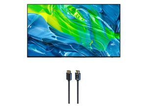 SAMSUNG 55-Inch Class OLED 4K S95B Series - Quantum HDR OLED Self-Illuminating LED Smart TV with Alexa Built-in with an Austere V Series 4K HDMI Cable 2.5m Premium Certified HDMI, 4K HDR (2022)
