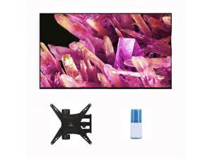 Sony 65 Inch 4K Ultra HD TV X90K Series BRAVIA XR Full Array LED Smart Google TV with Dolby Vision HDR with a Walts TV Medium Full Motion Mount and a Walts HDTV Screen Cleaner Kit 2022