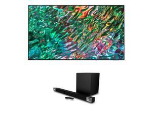 SAMSUNG 55-Inch Class Neo QLED 4K QN90B Series Mini LED Quantum HDR 32x Smart TV with Alexa Built-in with a Klipsch Cinema 800 Dolby Atmos 3.1 Sound Bar & Wireless Subwoofer (2022)