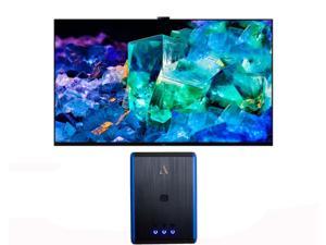 Sony XR65A95K 65" 4K BRAVIA XR HDR IMAX Enhanced Smart OLED TV with an Austere 5S-PS4-US1 4-Outlet Power with Omniport USB (2022)