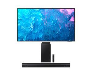 Samsung QN75Q70CAFXZA 75" QLED 4K Quantum HDR Dual LED Smart TV with a Samsung HW-B550 2.1ch Soundbar and Subwoofer with Dolby Audio (2023)
