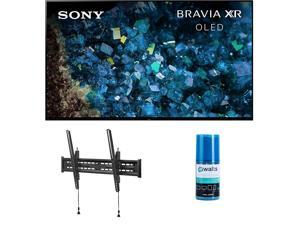 Sony XR55A80L 55 Inch 4K HDR OLED Smart Google TV with PS5 Features with a Walts TV LargeExtra Large Tilt Mount for 43 Inch90 Inch Compatible TVs and Walts HDTV Screen Cleaner Kit 2023
