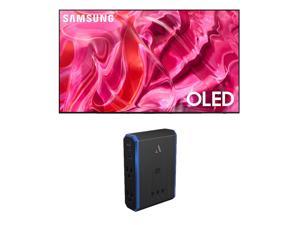 Samsung QN55S90CAFXZA 55 Inch 4K OLED Smart TV with AI Upscaling with a V Series 4Outlet Power with Omniport USB 2023
