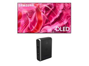 Samsung QN55S90CAFXZA 55 Inch 4K OLED Smart TV with AI Upscaling with a VII Series 4Outlet Power with Omniport USB 2023