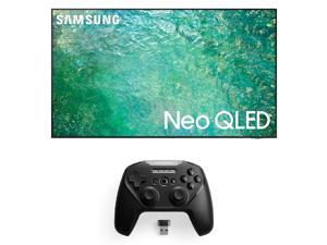 Samsung QN75QN85CAFXZA 75 Inch 4K Neo QLED Smart TV with Dolby Atmos with a SteelSeries STRATUS-DUO Controller with 2.4GHz and Bluetooth Options (2023)