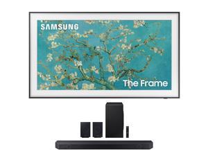 Samsung QN50LS03BAFXZA 50 Inch The Frame 4K UltraHD Smart QLED TV with a Samsung HWQ990C 1114ch Soundbar with Rear Speakers and Dolby Atmos 2022