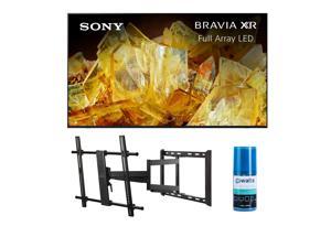 Sony XR75X90L 75 Inch 4K BRAVIA XR Full Array LED Smart Google TV with a Walts TV LargeExtra Large Full Motion Mount for 43 Inch90 Inch Compatible TVs and Walts HDTV Screen Cleaner Kit 2023