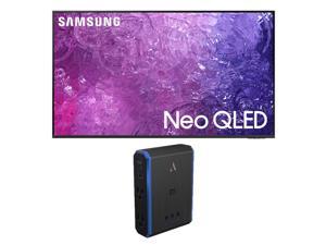 Samsung QN85QN90CAFXZA 85 Inch Neo QLED Smart TV with 4K Upscaling with an Austere V Series 4Outlet Power with Omniport USB 2023