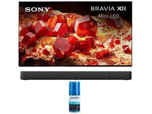 Sony XR75X93L 75 Inch 4K Mini LED Smart Google TV with PS5 Features with a Sony HTA5000 512 Channel Dolby Atmos Soundbar with Builtin Subwoofers and Walts HDTV Screen Cleaner Kit 2023