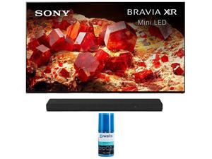 Sony XR85X93L 85 Inch 4K Mini LED Smart Google TV with PS5 Features with a Sony HTA5000 512 Channel Dolby Atmos Soundbar with Builtin Subwoofers and Walts HDTV Screen Cleaner Kit 2023