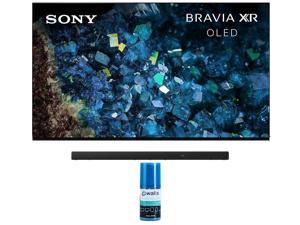 Sony XR55A80L 55 Inch 4K HDR OLED Smart Google TV with PS5 Features with a Sony HTA5000 512 Channel Dolby Atmos Soundbar with Builtin Subwoofers and Walts HDTV Screen Cleaner Kit 2023