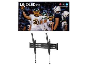 LG OLED83C3PUA 83 Inch OLED evo 4K UHD Smart TV with Dolby Atmos with a Walts TV LargeExtra Large Tilt Mount for 43 inch90 inch Compatible TVs 2023