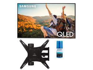 Samsung QN55Q70CDFXZA 55 Inch 4K QLED Quantum HDR Smart TV with a Walts TV Medium Full Motion Mount for 3265 Inch Compatible TVs and a Walts HDTV Screen Cleaner Kit 2023