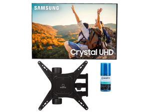 Samsung UN55CU8000DXZA 55 Inch 4K HDR Crystal UHD Smart TV with a Walts TV Medium Full Motion Mount for 3265 Inch Compatible TVs and a Walts HDTV Screen Cleaner Kit 2023