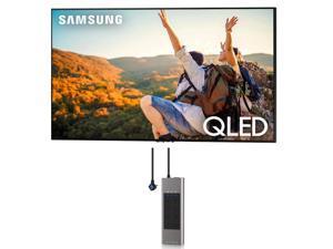 Samsung QN55Q80CAFXZA 55 Inch 4K QLED Direct Full Array with Dolby Smart TV with an Austere V Series 8Outlet Power wOmniport USB 2023