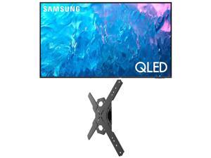 Samsung QN55Q70CAFXZA 55 Inch QLED 4K Quantum HDR Dual LED Smart TV with a Kanto PS100 Tilting TV Mount with 15 Degrees Swivel for 26 Inch60 Inch TVs 2023