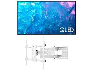 Samsung QN65Q70CAFXZA 65 Inch QLED 4K Quantum HDR Dual LED Smart TV with a Kanto FMX3W Full Motion TV Mount with 28 Inch Extension for 40 Inch90 Inch TVs 2023