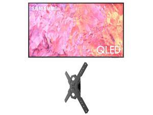 Samsung QN50Q60CAFXZA 50 Inch QLED 4K Quantum HDR Dual LED Smart TV with a Kanto PS100 Tilting TV Mount with 15 Degrees Swivel for 26 Inch60 Inch TVs 2023